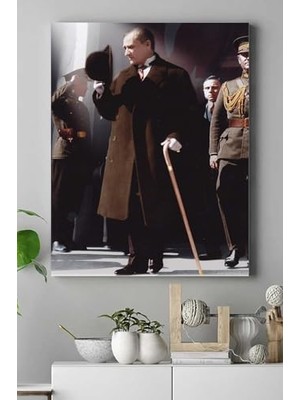 (PSTER15042) Atatürk Kanvas Tablo 21 x 30