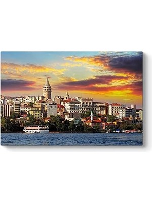 Galata Tower Manzara Tablosu 45 x 30