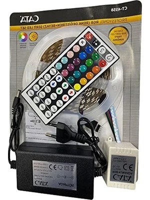 Die Grup Rgb Şerit LED Seti, 5 Metre Uzunlukta ve Renkli Aydınlatma Seçenekleri ile
