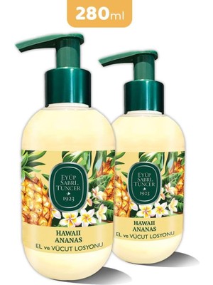 Hawaii Ananas El ve Vücut Losyonu 280 ml x 2
