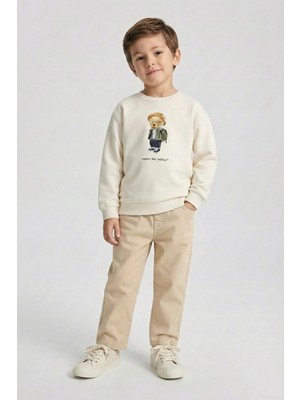 Dmb Boys & Girls Erkek Çocuk Pantolon Mavi 1-7 Yaş Krem