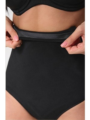 AZURİNE Yüksek Bel Inceltici Etkili Toparlayıcı Seamless Slip Korse