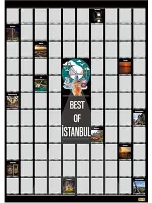 Of Istanbul Kazı Kazan Posteri, Kazınabilir Istanbulda Gezilecek 100 Yer