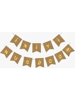 Die Grup Yaldızlı Banner, Iyi Ki Doğdun Temalı, Kraft Gold