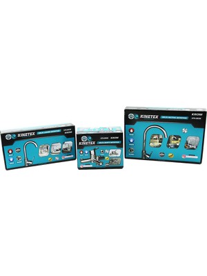 Die Grup Lux 3lü Set Delta Banyo + Delta Kuğu Evye Mutfak + Delta Kuğu Lavabo Aç Kapa Batarya Musluk (5324)