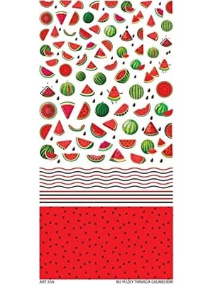Artikel Karpuz Tırnak Dövmesi, Tırnak Tattoo, Nail Art, Tırnak