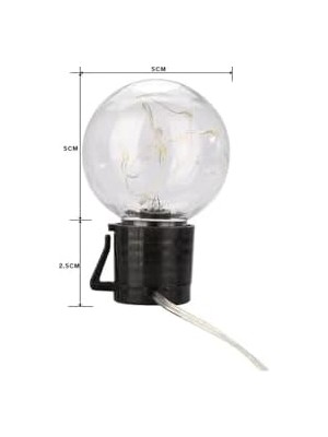 Solar 10LED Ampül 8 Mod 3.5mt Güneş Enerjili Dış Bahçe Aydınlatma Dekorasyon Günışığı
