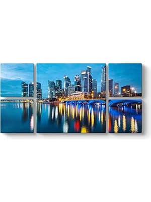 Singapur Renkler Tablosu 166 x 83-5 Parçalı