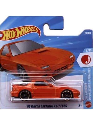 Tekli Arabalar 89 Mazda Savanna Rx-7 FC3S (Kısa Kart) JJJ72