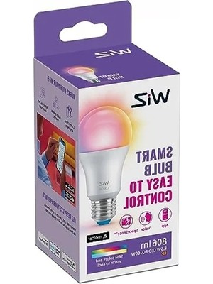 Die Grup Wiz 60W Renkli Akıllı Rgb Ampul A60 E27