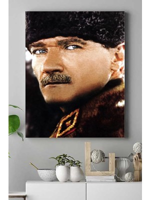 (PSTER15020) Atatürk Kanvas Tablo 30 x 40
