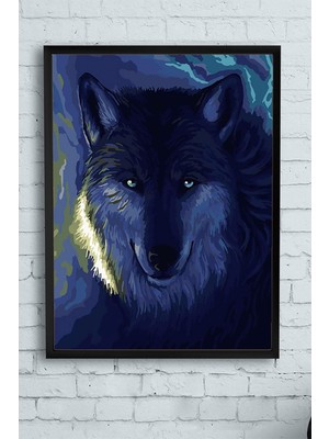(PSTER11857) Kurt Sanatsal Çerçeveli Tablo (50X70CM)