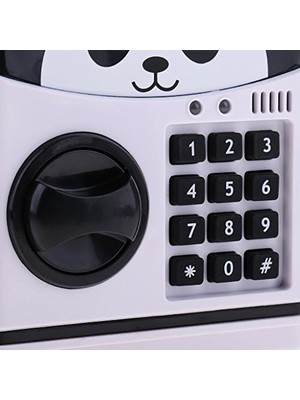 2 Parça Sevimli Çizgi Film Elektronik Kumbara Şifre Bankası