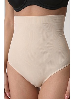 AZURİNE Yüksek Bel Inceltici Etkili Toparlayıcı Seamless Slip Korse
