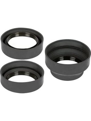 67 mm Üç Kademeli Kauçuk Parasoley, Lens Hood