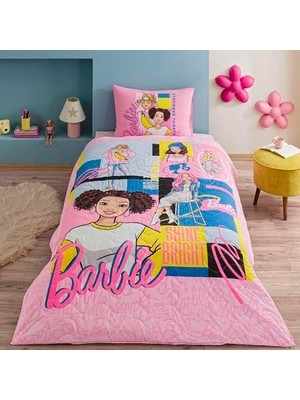 Taç Bright Standart Pamuk Nevresim Takımı, Pembe, Tek Kişilik