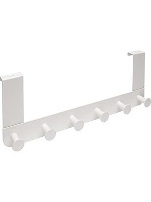 Enudden Kapı Askısı, Metal, Beyaz, Asmak Için 6 Kancalı