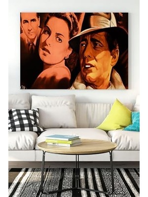 (PSTER15497) Casablanca Film Afişi Kanvas Tablo 2 21 x 30