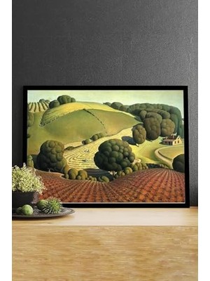 (PSTER14809) Young Corngrant - Grant Sanatsal Çerçeveli Tablo 50 x 70