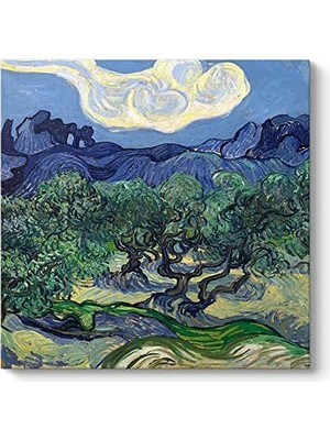 Vincent - Zeytin Ağaçları Tablosu 30 x 30