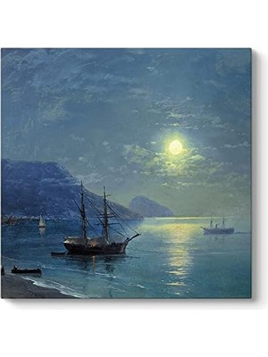 Ivan Ayvazovski - Evening In Crimea Tablosu 40 x 40