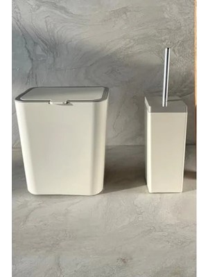 Die Grup 2'li Banyo Seti, Yumuşak Bej Renk, Fonksiyonel ve Şık