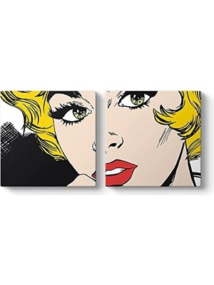 Tablo 63 x 30-2 Parçalı