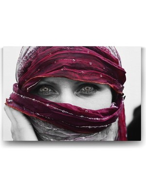 Afgan Kadın Tablosu - 90X60CM