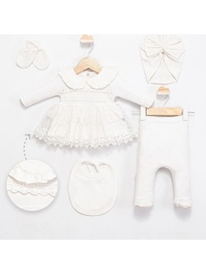 Almini Baby Mini Princess 5’li Hastane Çıkışı Seti (0-3 Ay)