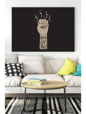 (PSTER17416) Got Motivasyon Kanvas Tablo 21 x 30