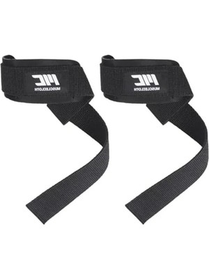 Die Grup Siyah Renkli Padded Lifting Straps, Dayanıklılık ve Güç Için