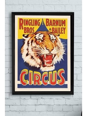 (PSTER10554) Circus Çerçeveli Tablo (30 x 40CM)