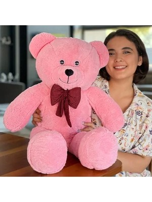 Die Grup Büyük Boy Peluş Ayıcık, Yumuşak ve Sevimli, Pembe Renk
