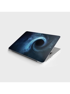 Laptop Bilgisayar Notebook Pc Kaplama Etiketi Karadelik Uzay