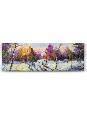 Kış Tablosu - 90X30CM