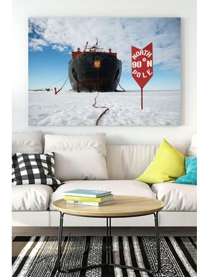 (PSTER16796) Kuzey Kutbu Manzara Kanvas Tablo 21 x 30