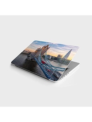 Laptop Bilgisayar Notebook Pc Kaplama Etiketi Tower Bridge