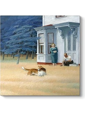 Edward Hopper - Cape Cod Evening Tablosu 40 x 40