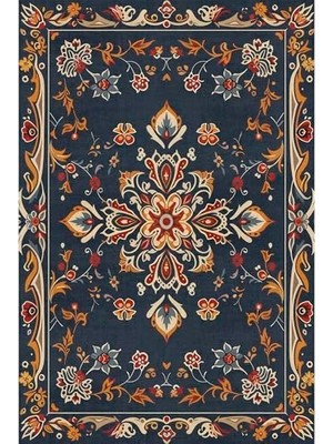 Andara Şönil Kaymaz Doğal Pamuk Tabanlı Yıkanabilir Antibakteriyel Çevre Dostu Salon Halısı 140X200