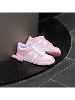 Nike Dunk Low White Medium Soft Pink Sneaker Ayakkabı-Sportxstore
