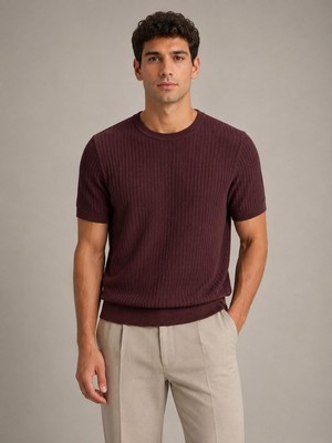 Classics Men Lookman Slim Fit Erkek Kısa Kol Triko Tişört  7696