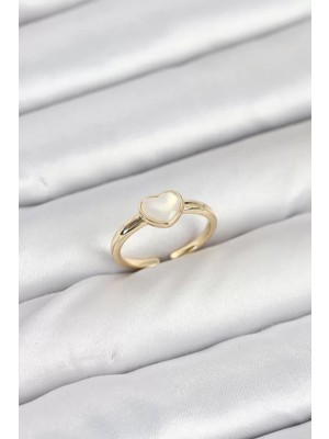 Renas Store Pirinç Gold Renk Kalpli Kadın Yüzük - TJ-BYK3880