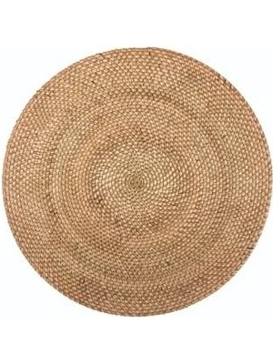 Tıseco Masa Rond Rotin Naturel