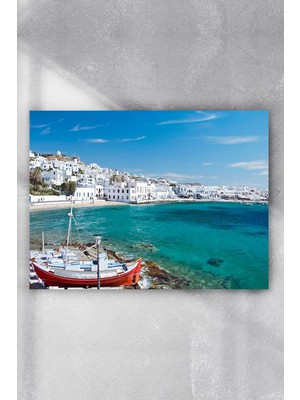 (PSTER9673) Yunan Adaları Manzara Poster 2 (70X100CM)