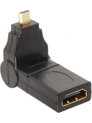 AL-4670 180 Derece Dönebilen Micro HDMI To HDMI Çevirici Dönüştürücü Adaptör