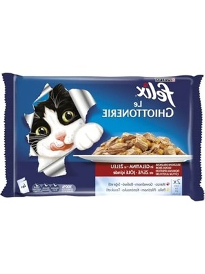Die Grup Sığır Etli ve Tavuklu Yetişkin Yaş Kedi Maması, Multipack 4X85 gr