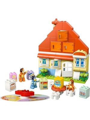 Bluey Ailesinin Evi ve Hafıza Oyunu 10459-3 Yaş ve Üzeri Çocuklar Için Interaktif Oyun Içeren Eğitici Oyuncak Yapım Seti, Doğum Günü Hediyesi (83 Parça)