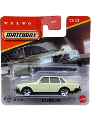 C0859 Matchbox 1:64 Tekli Arabalar 1986 Volvo 240 JBR76