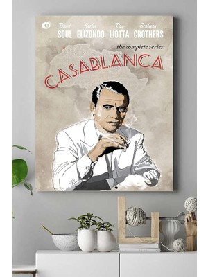 (PSTER15532) Casablanca-Kazablanka Film Afişi Kanvas Tablo 4 30 x 40
