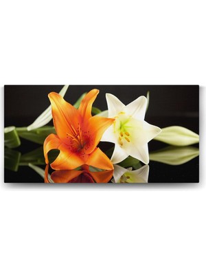 Omrs Store Süsen Iris Çiçeği Tablosu - 100X50CM